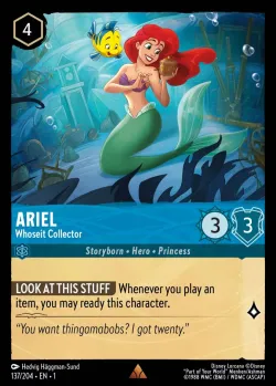 Ariel - Whoseit Collector #137 · Disney Lorcana