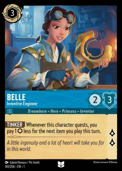 Belle - Inventive Engineer #141 · Disney Lorcana