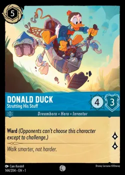 Donald Duck - Strutting His Stuff #144 · Disney Lorcana