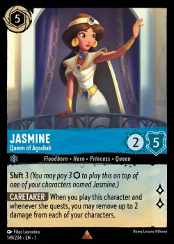 Jasmine - Queen of Agrabah #149 · Disney Lorcana