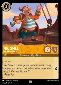 Mr. Smee - Loyal First Mate #15 · Disney Lorcana