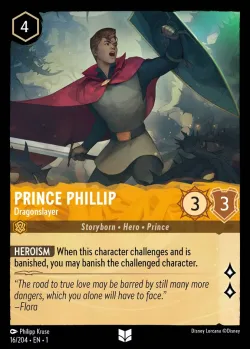 Prince Phillip - Dragonslayer #16 · Disney Lorcana