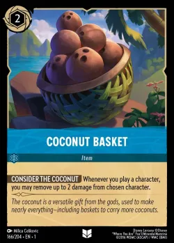 Coconut Basket #166 · Disney Lorcana