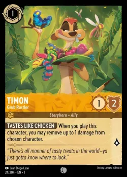 Timon - Grub Rustler #24 · Disney Lorcana