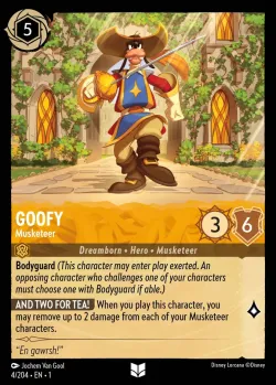 Goofy - Musketeer #4 · Disney Lorcana