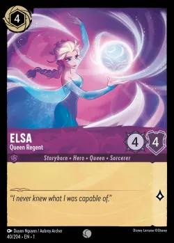 Elsa - Queen Regent #40 · Disney Lorcana