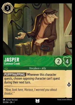 Jasper - Common Crook #81 · Disney Lorcana