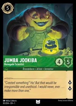 Jumba Jookiba - Renegade Scientist #83 · Disney Lorcana