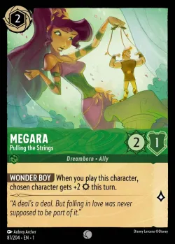 Megara - Pulling the Strings #87 · Disney Lorcana