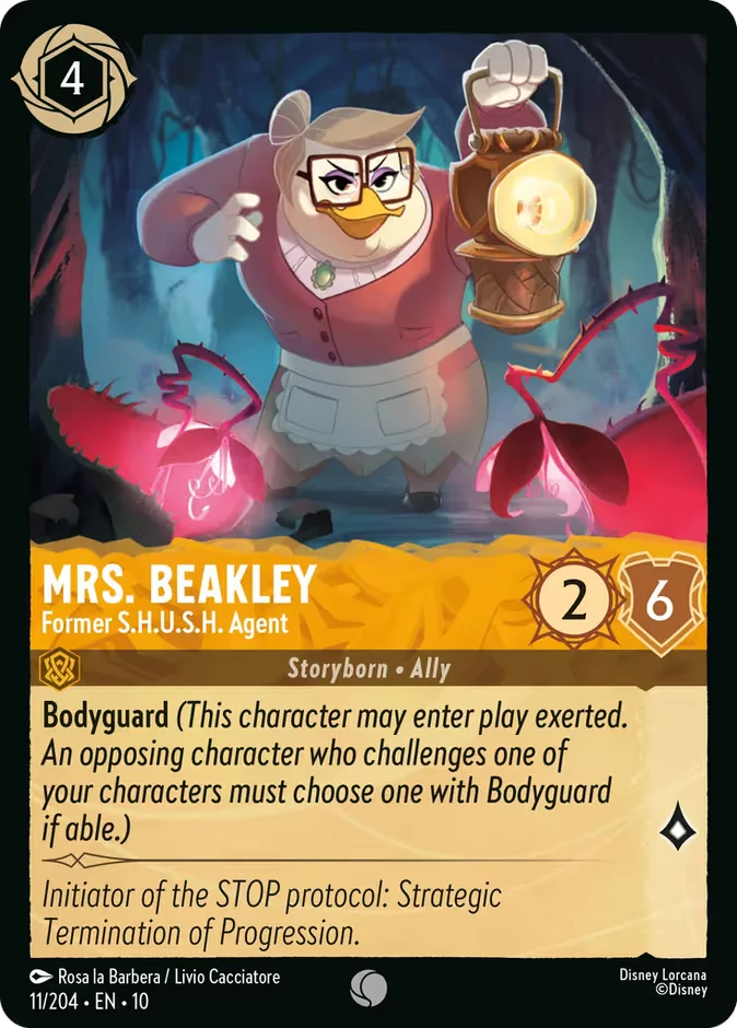 Mrs. Beakley - Former S.H.U.S.H. Agent 「10-11」「EN」