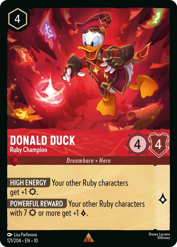 Donald Duck - Ruby Champion 「10-121」「EN」