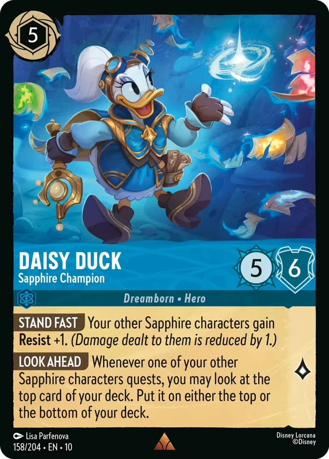 Daisy Duck - Sapphire Champion 「10-158」「EN」