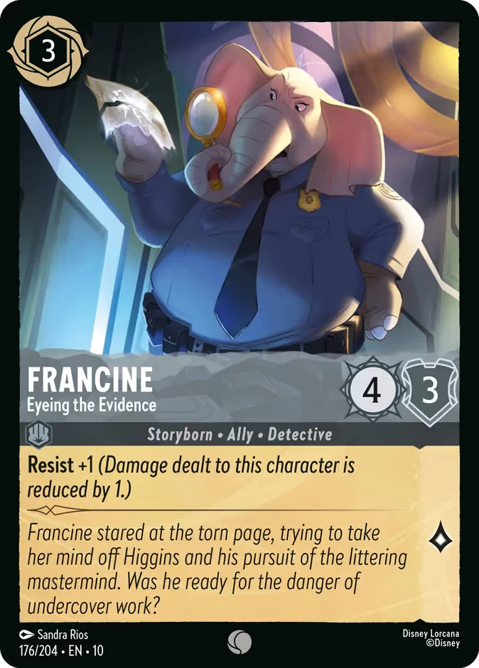Francine - Eyeing the Evidence 「10-176」「EN」