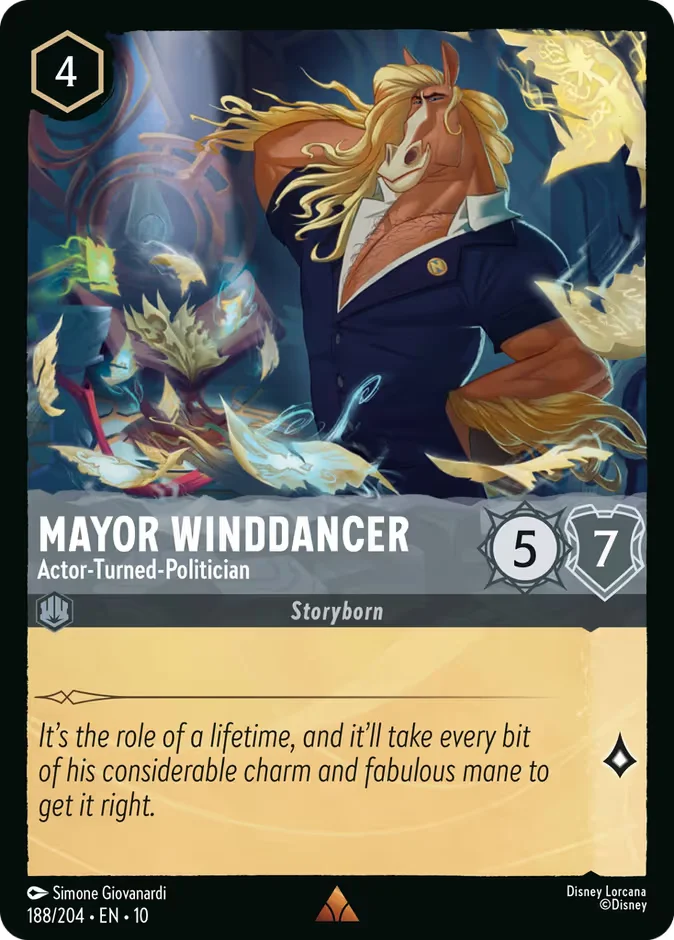 Mayor Winddancer - Actor-Turned-Politician 「10-188」「EN」