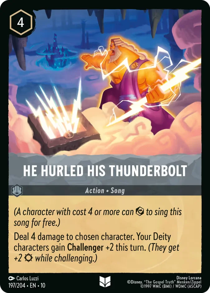 He Hurled His Thunderbolt 「10-197」「EN」