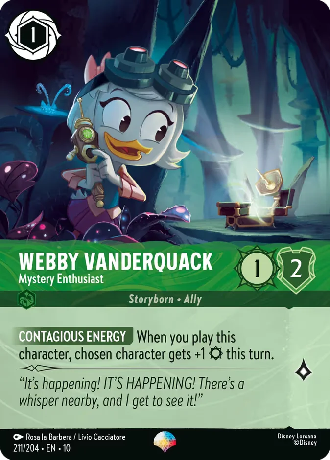 Webby Vanderquack - Mystery Enthusiast 「10-211」「EN」