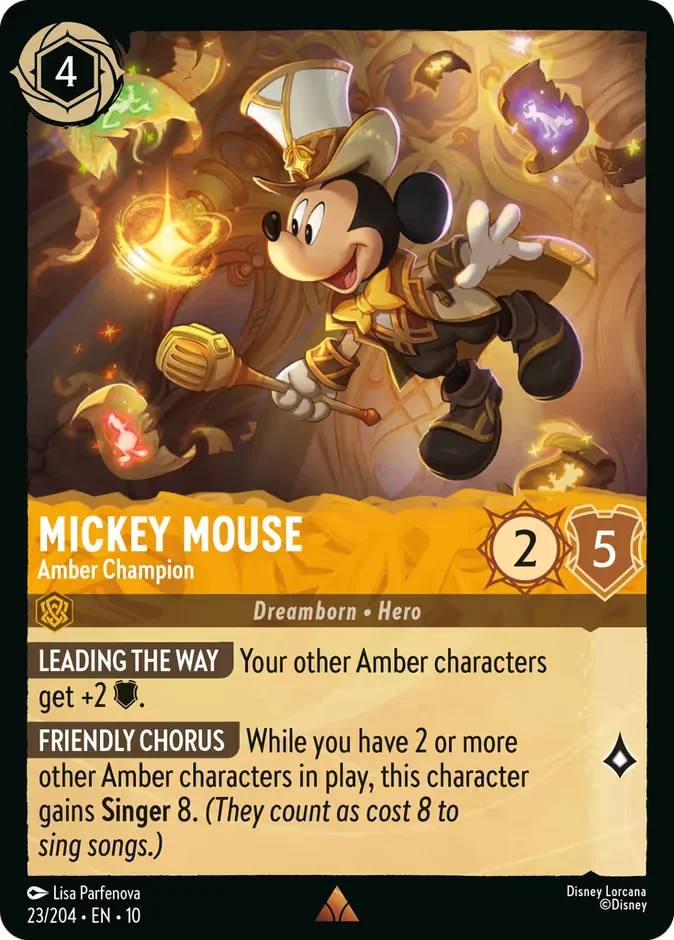 Mickey Mouse - Amber Champion 「10-23」「EN」
