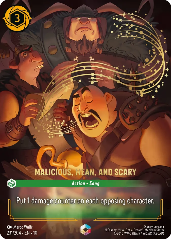 Malicious, Mean, and Scary 「10-231」「EN」