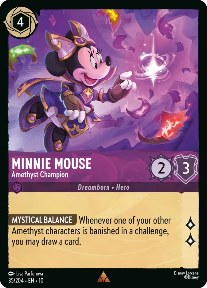Minnie Mouse - Amethyst Champion 「10-35」「EN」