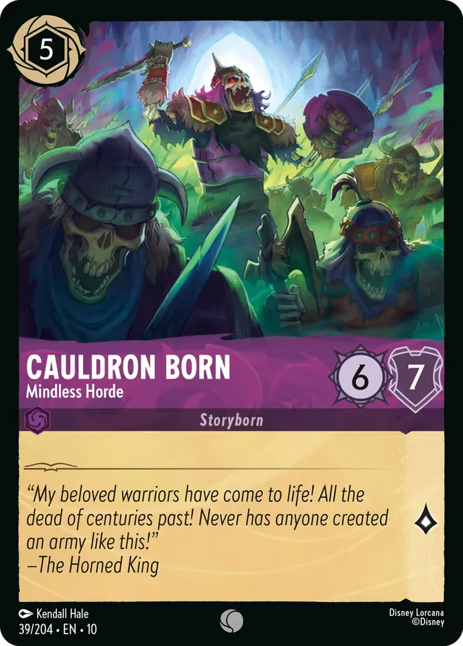 Cauldron Born - Mindless Horde 「10-39」「EN」