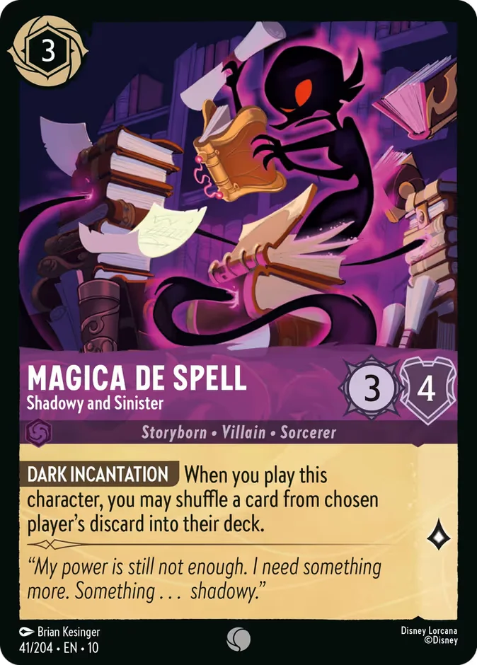 Magica De Spell - Shadowy and Sinister 「10-41」「EN」