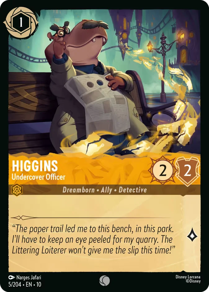 Higgins - Undercover Officer 「10-5」「EN」