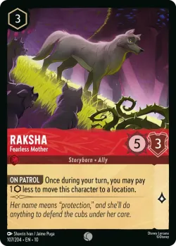 Raksha - Fearless Mother #107 · Disney Lorcana