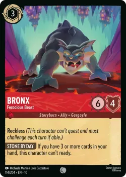 Bronx - Ferocious Beast #114 · Disney Lorcana