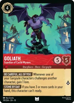 Goliath - Guardian of Castle Wyvern #119 · Disney Lorcana