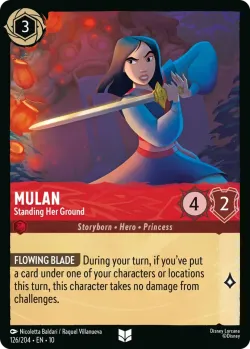 Mulan - Standing Her Ground #126 · Disney Lorcana