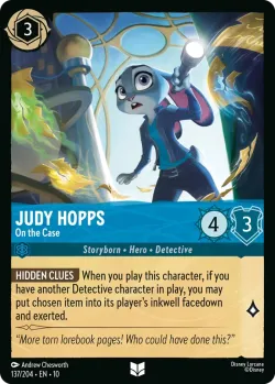 Judy Hopps - On the Case #137 · Disney Lorcana