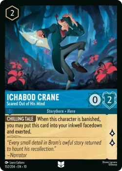 Ichabod Crane - Scared Out of His Mind #152 · Disney Lorcana