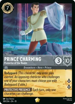 Prince Charming - Protector of the Realm #189 · Disney Lorcana