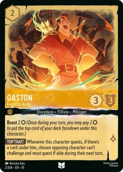 Gaston - Frightful Bully #2 · Disney Lorcana