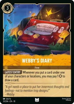Webby's Diary #31 · Disney Lorcana