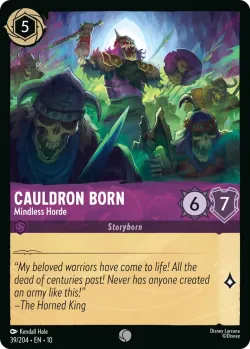 Cauldron Born - Mindless Horde #39 · Disney Lorcana