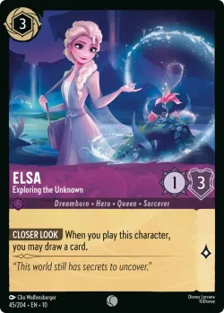 Elsa - Exploring the Unknown #45 · Disney Lorcana