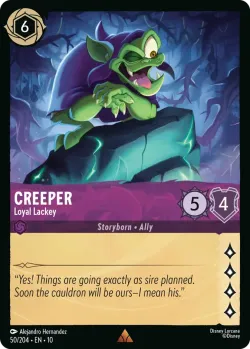 Creeper - Loyal Lackey #50 · Disney Lorcana