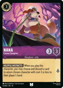 Nana - Canine Caregiver #53 · Disney Lorcana