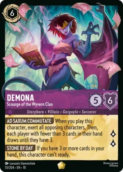 Demona - Scourge of the Wyvern Clan #55 · Disney Lorcana