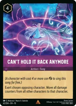 Can't Hold It Back Anymore #62 · Disney Lorcana