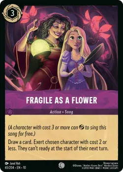 Fragile as a Flower #65 · Disney Lorcana