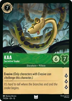 Kaa - Secretive Snake #79 · Disney Lorcana