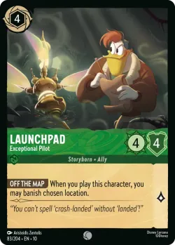 Launchpad - Exceptional Pilot #83 · Disney Lorcana