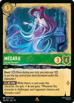 Megara - Secret Keeper #86 · Disney Lorcana