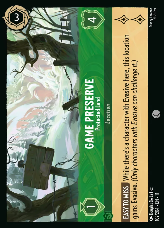 Game Preserve - Protected Land 「11-102」「EN」