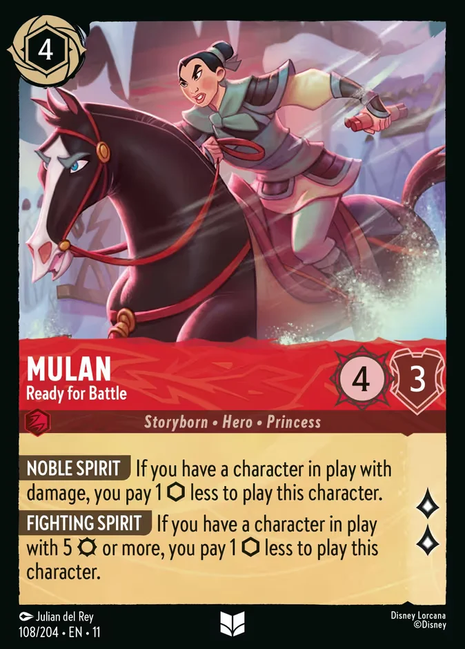 Mulan - Ready for Battle 「11-108」「EN」
