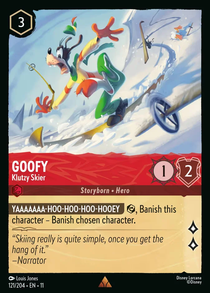 Goofy - Klutzy Skier 「11-121」「EN」