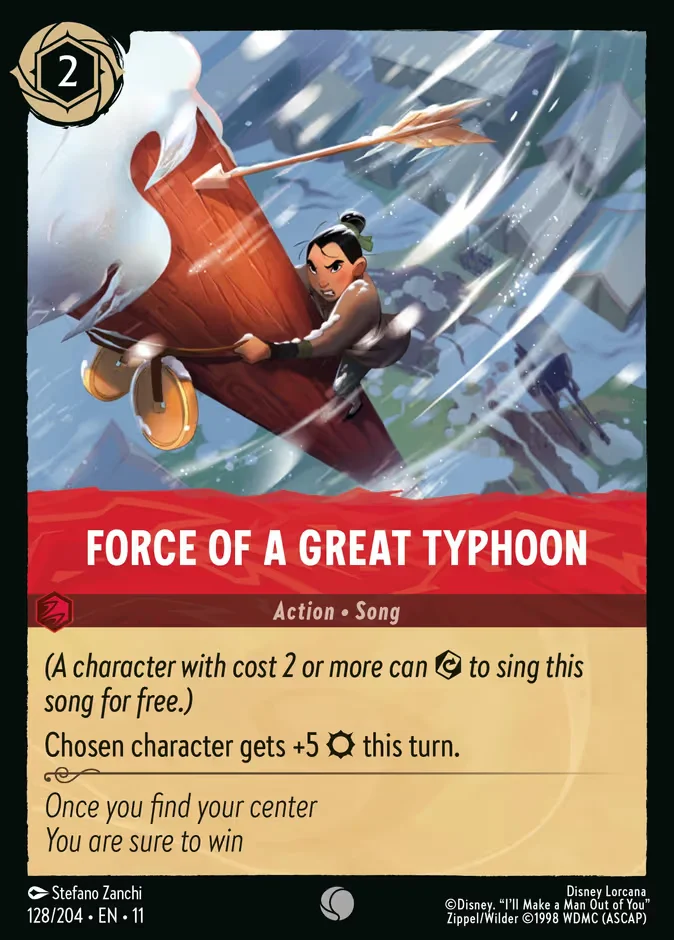 Force of a Great Typhoon 「11-128」「EN」