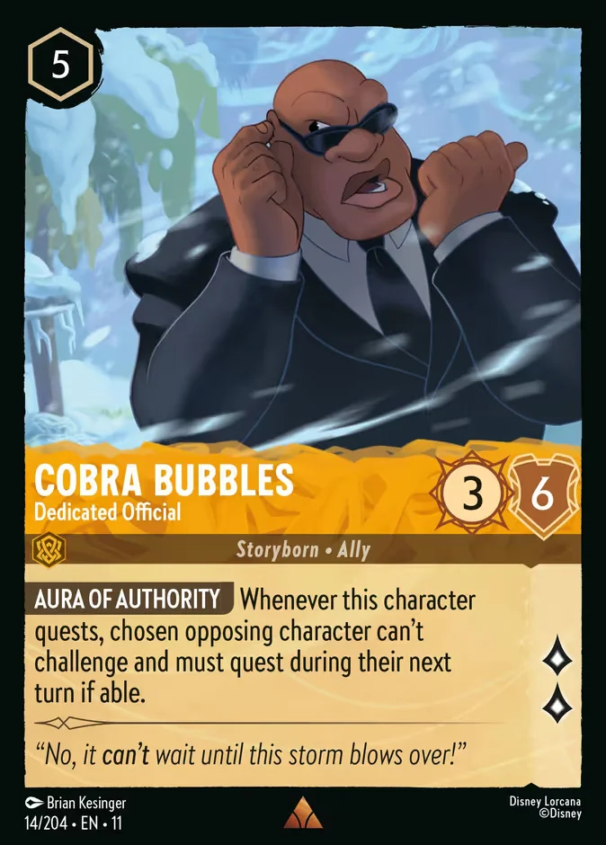 Cobra Bubbles - Dedicated Official 「11-14」「EN」